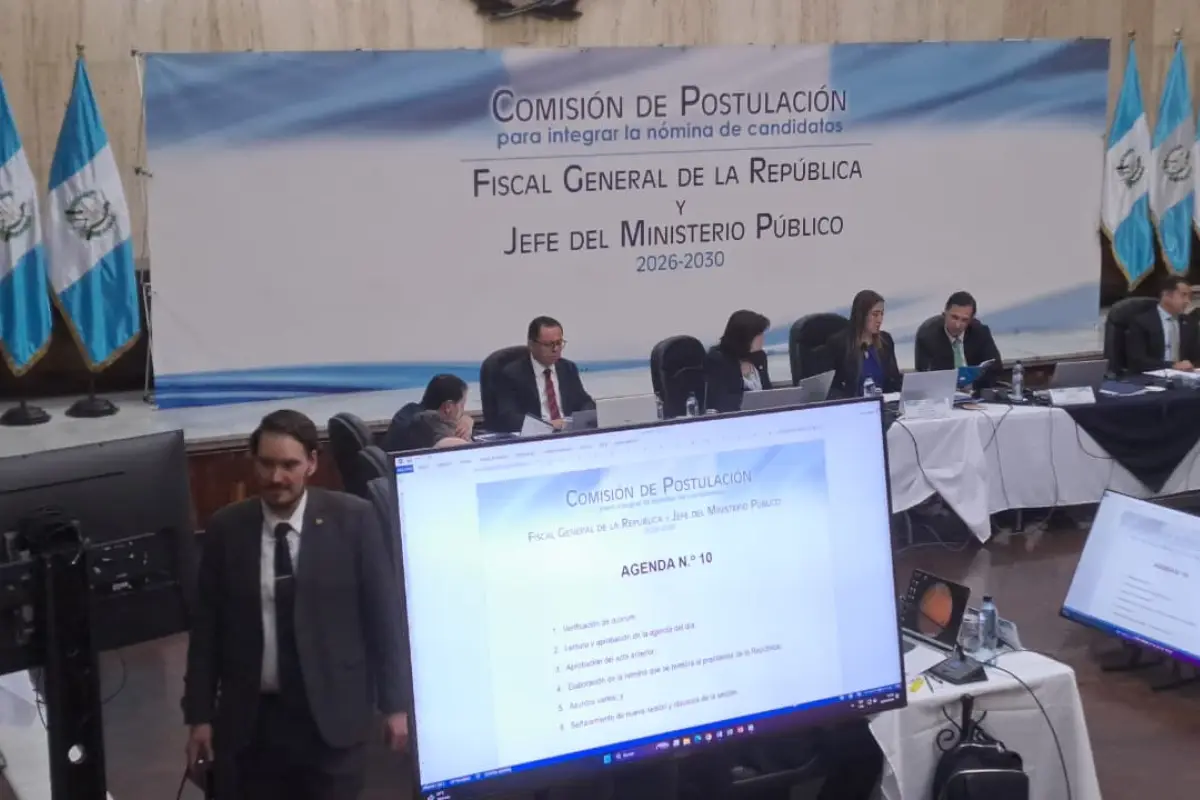 Reunión de la comisión de postulación para elección de fiscal general el lunes, 20 de abril de 2026., Omar Solís/Emisoras Unidas