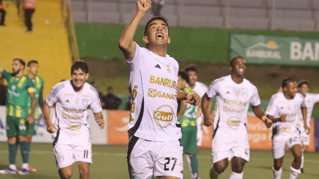 Celebración de Omar Duarte ante Guastatoya | Alex Meoño