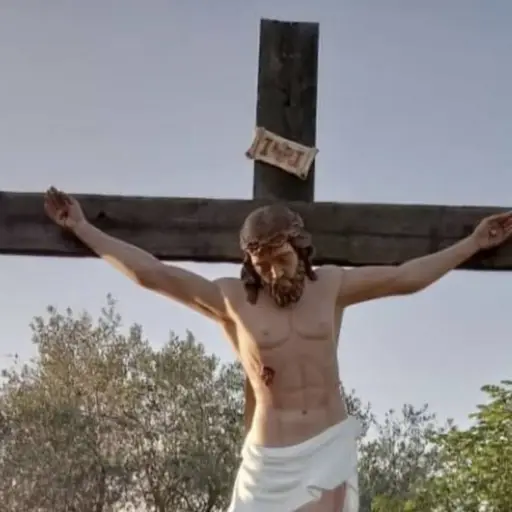 Cristo crucificado. ,Imagen con fines ilustrativas. 