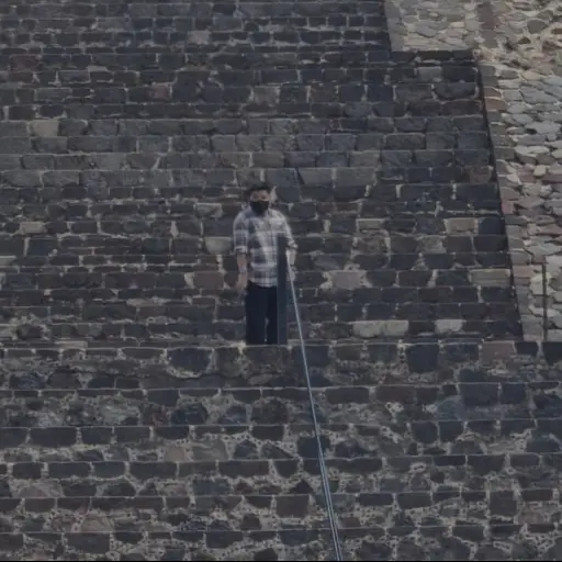  Tiroteo en pirámides de Teotihuacán, en México. ,Captura de pantalla video de X.