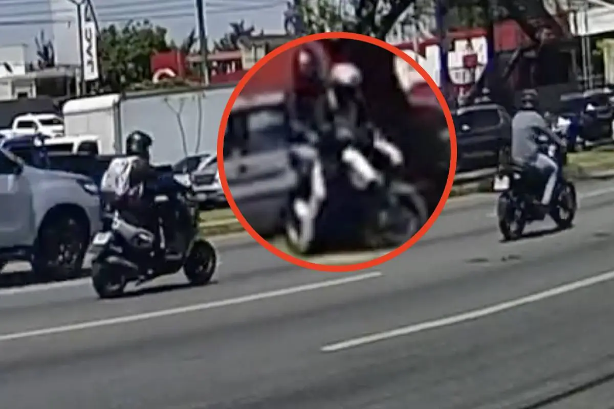 Motoladrones captados en la Roosevelt. , Captura de pantalla video de X.