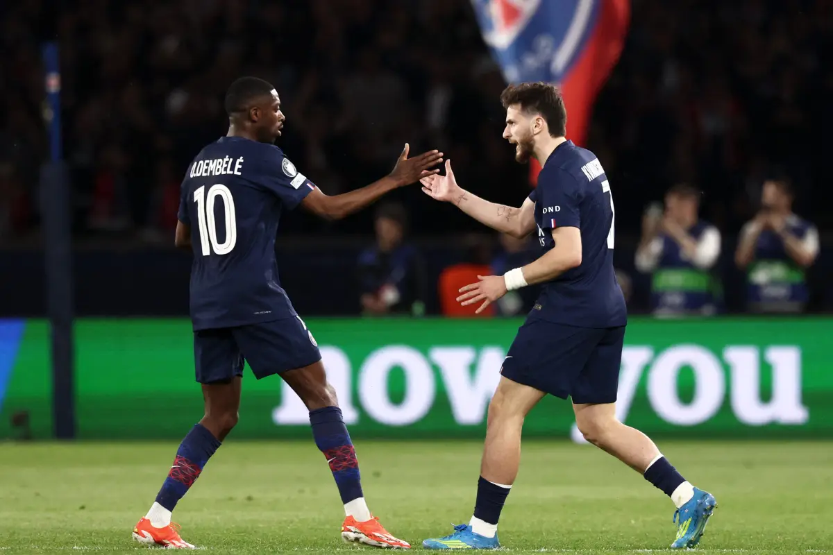 Celebración del PSG ante el Bayern Múnich - Champions League
