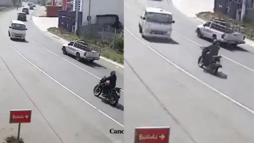 Accidente en la ruta Cito-Zarco. ,Captura de pantalla video de X.
