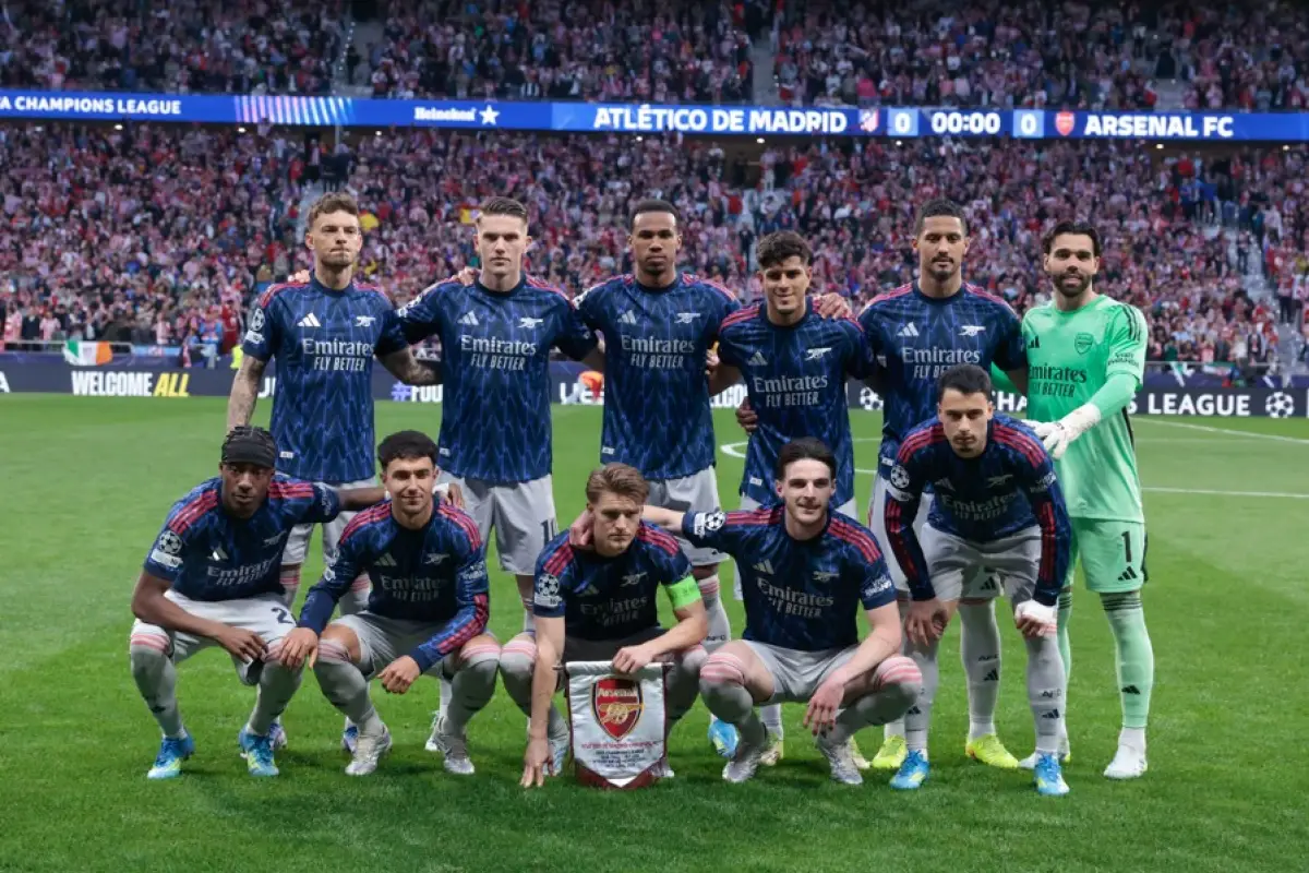 Once titular del Arsenal en la semifinal de ida ante el Atlético de Madrid - EFE