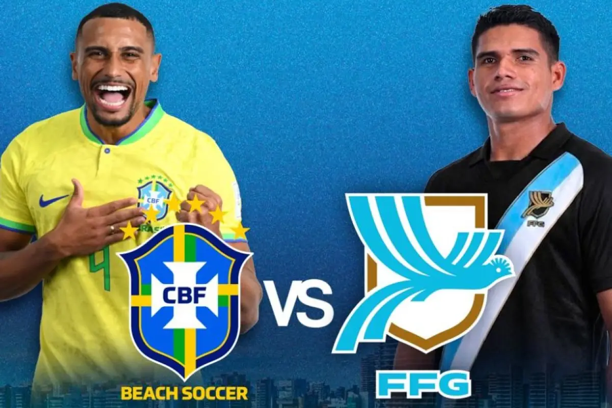 Brasil y Guatemala en futbol playa sostendrán dos partidos amistosos 