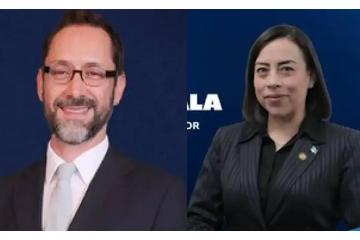 Ivannia Ponce, viceministra de Economía; y Emiliano Valdés, viceministro de Cultura, se sumaron al gabinete de Arévalo este 6 de mayo de 2026. , 