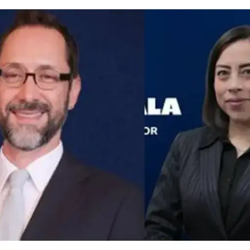 Ivannia Ponce, viceministra de Economía; y Emiliano Valdés, viceministro de Cultura, se sumaron al gabinete de Arévalo este 6 de mayo de 2026.  ,