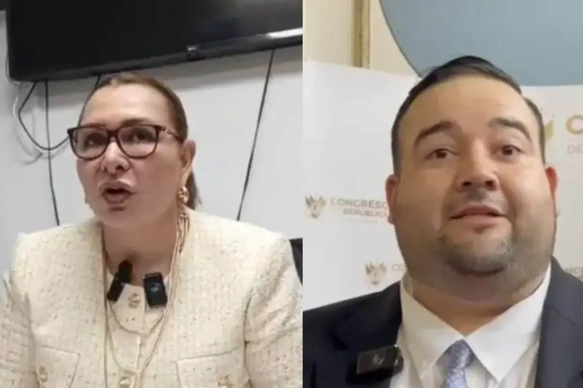 Los diputados Carolina Orellana y Julio Portillo, representantes del distrito de Zacapa., 