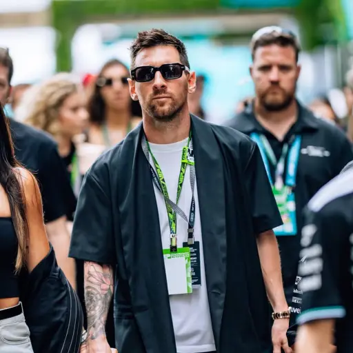 Lionel Messi en el GP de Miami de la Formula 1 - instagram @f1