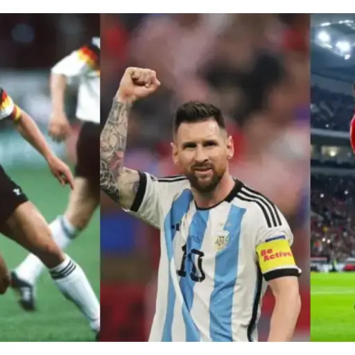Futbolistas que jugaron cinco mundiales ,