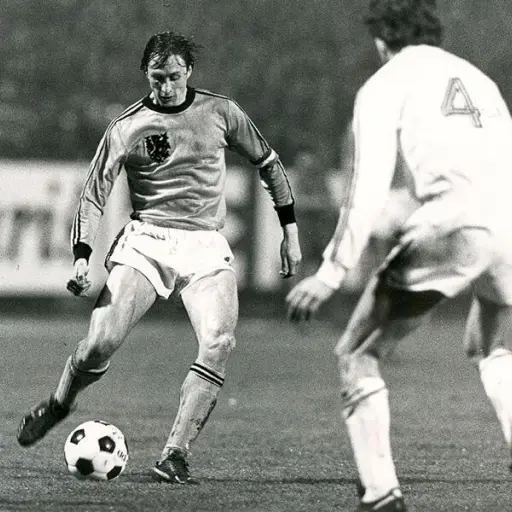 Johan Cruyff en actividad con la Selección de Países Bajos - Ons Oranje