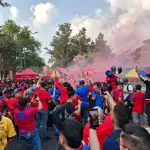 La afición de Municipal convierte El Trébol en una fiestat