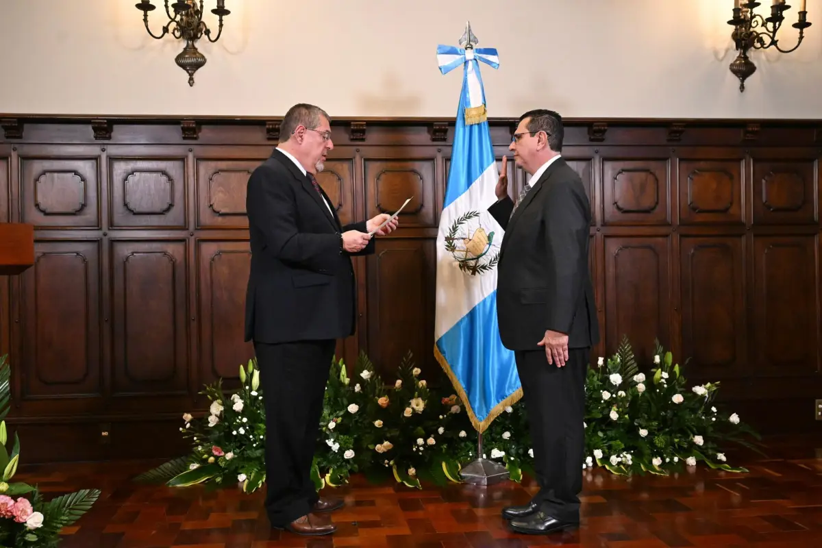Gabriel García Luna fue juramentado el pasado viernes por el presidente, Bernardo Arévalo., Gobierno de Guatemala