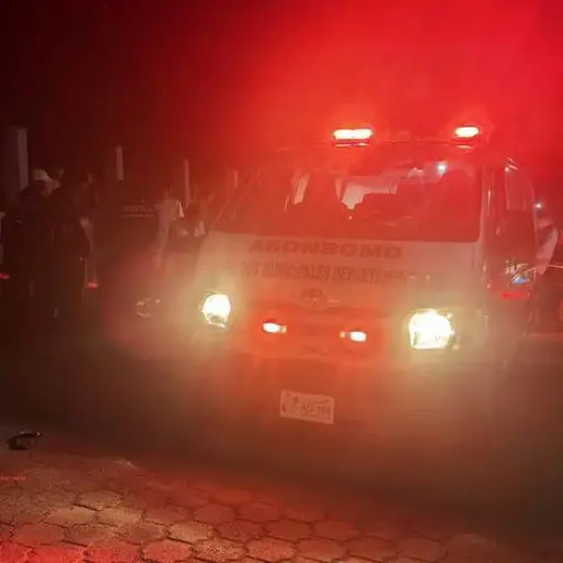 Lugar donde fueron localizadas las dos víctimas mortales en La Blanca, San Marcos. ,Bomberos Municipales Departamentales