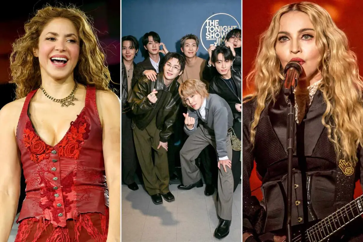 Shakira, BTS, Madonna Mundial 2026, Instagram
