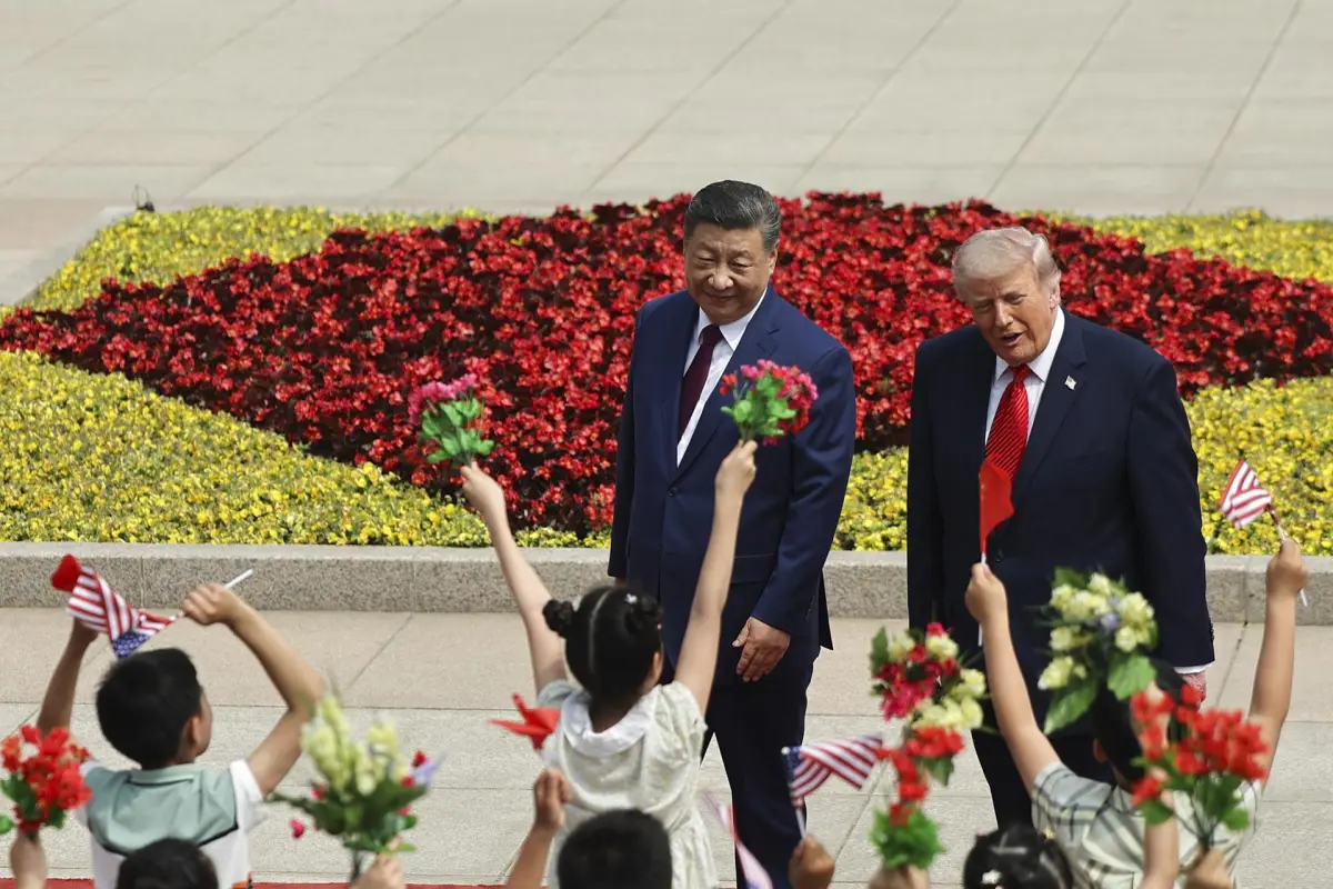 Donald Trump y Xi Jinping en China, EFE