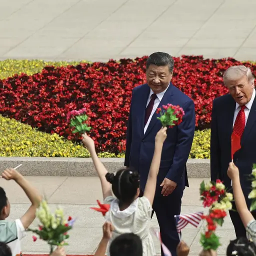 Donald Trump y Xi Jinping en China ,EFE