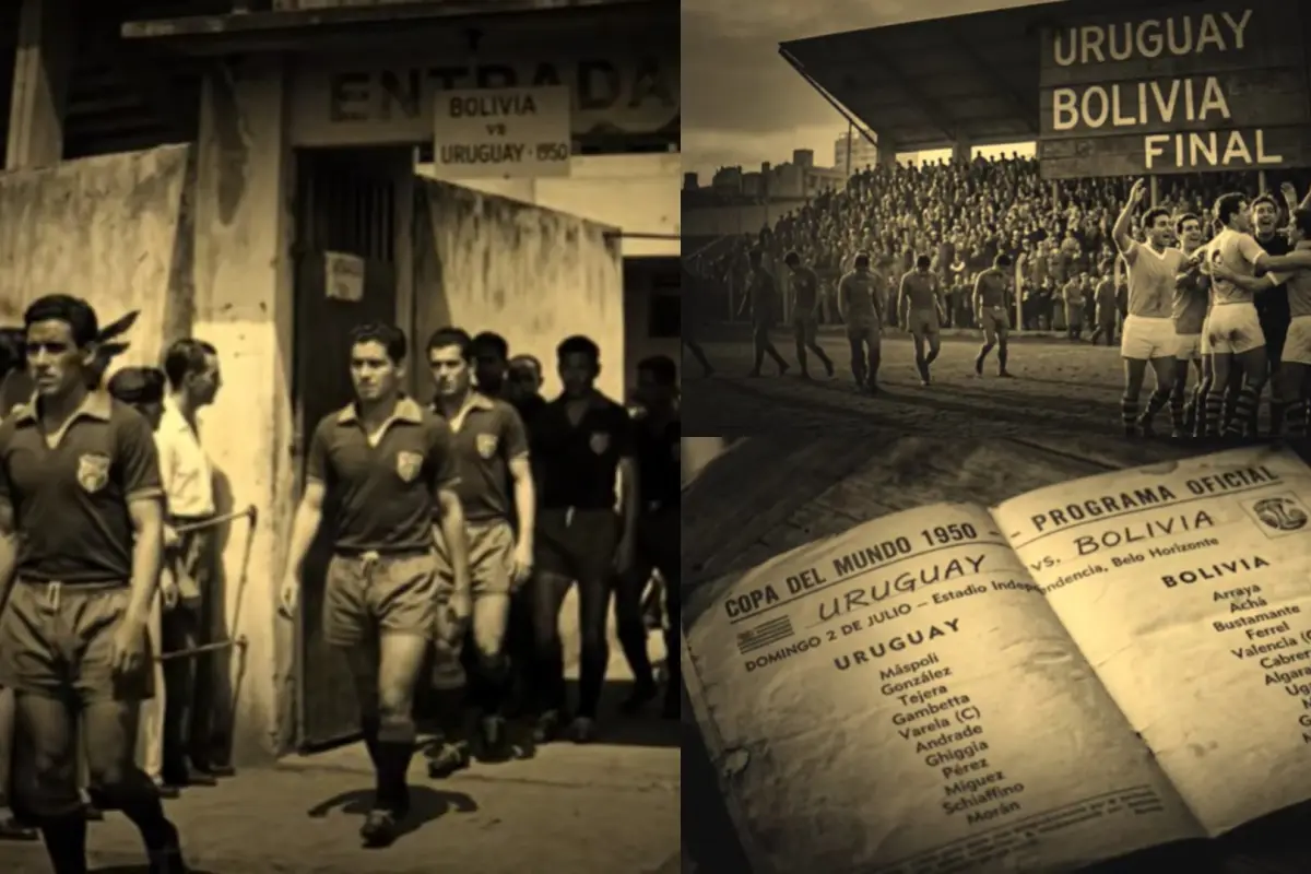 Bolivia jugó solo un partido en el Mundial 1950