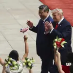 Donald Trump y Xi Jinping en China ,EFE