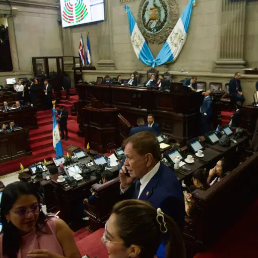 La Junta Directiva del Congreso puso a conocimiento del Pleno el veto presidencial al Decreto 10-2026. ,Foto Omar Solís