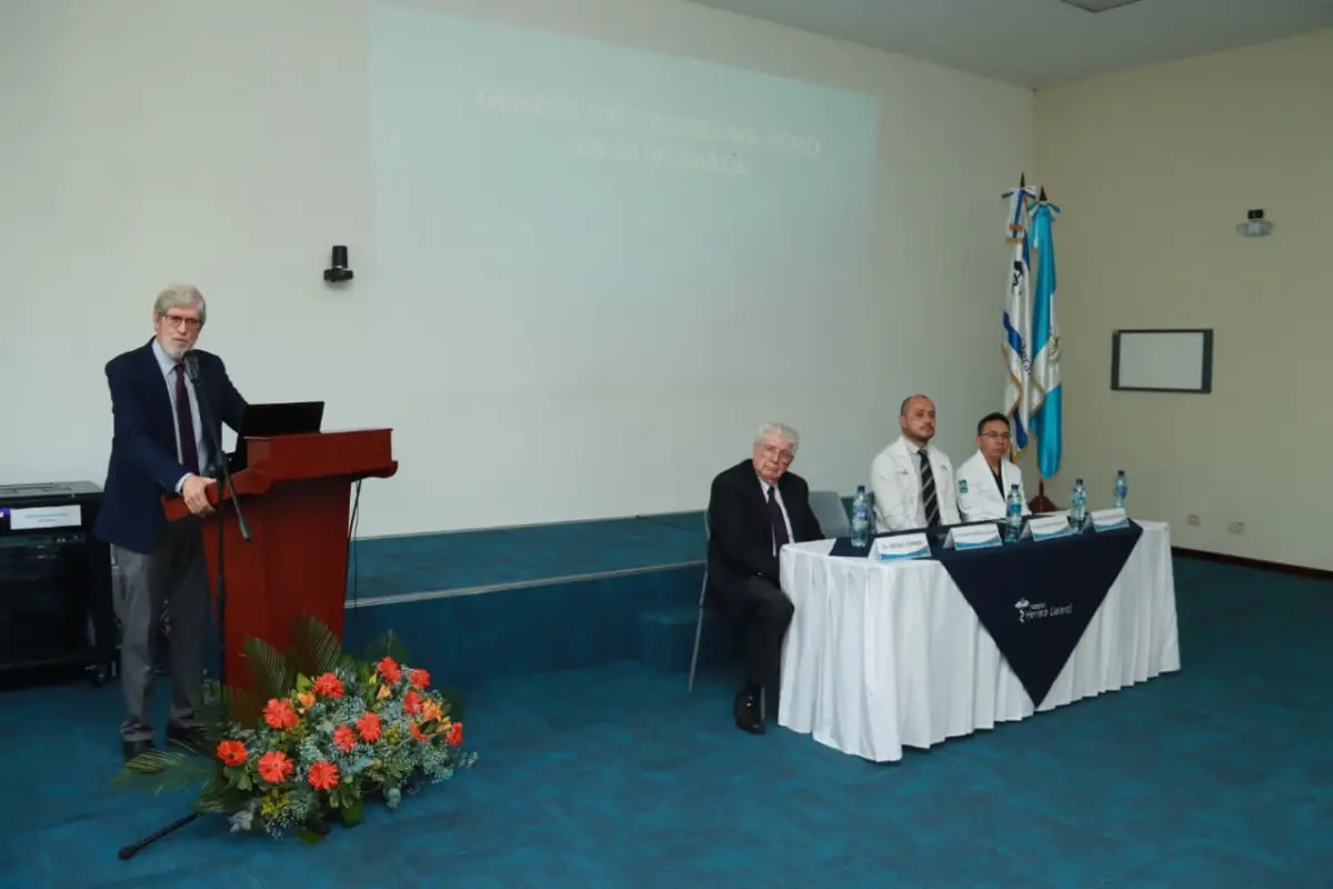 Hospital Herrera Llerandi presenta sistema ECMO, Alejandro Meoño