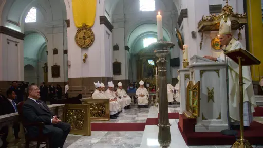 Arévalo y líderes religiosos asisten a eucaristía en honor al papa León XIV en Guatemala. ,Omar Solís/Emisoras Unidas