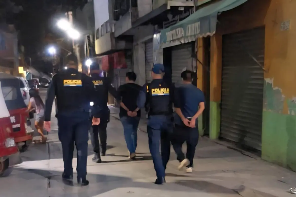 "Víctima" y supuesto secuestrador fueron capturados por la Policía., Foto PNC