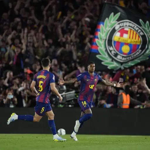 Celebración del FC Barcelona ante el Real Madrid en El Clásico - EFE