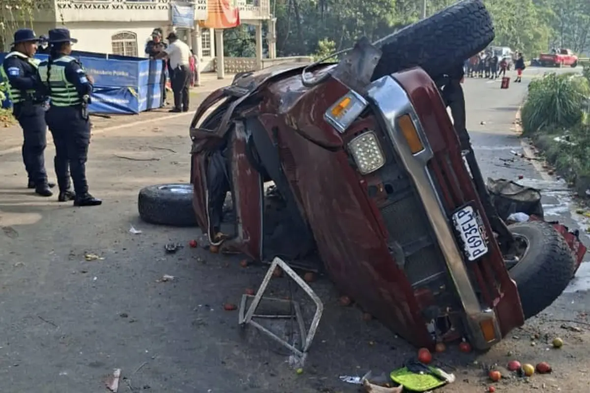 Trágico accidente en la ruta Interamericana., Captura de pantalla video de X.