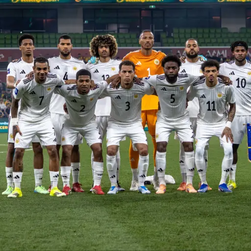 Selección de Curazao en un partido amistoso previo al Mundial - FKK