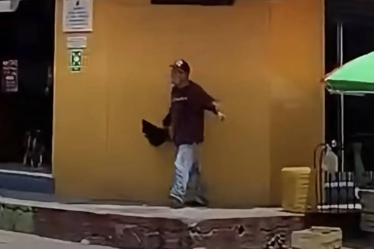 ombre es neutralizado por PMT tras causar disturbios en Salamá., Captura de pantalla video de Facebook.