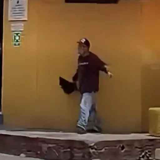 ombre es neutralizado por PMT tras causar disturbios en Salamá. ,Captura de pantalla video de Facebook.