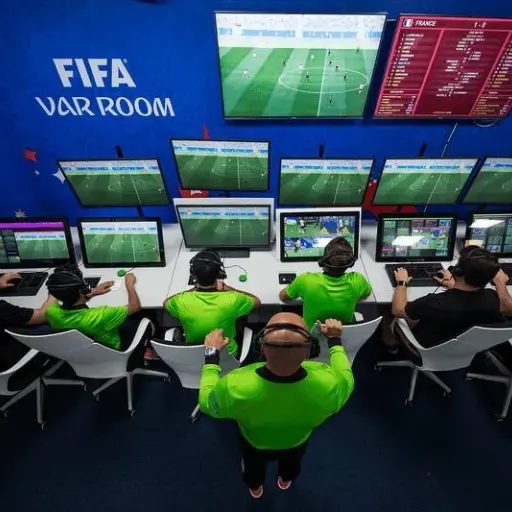 En el Mundial de 2018 se implementó el VAR. ,FIFA