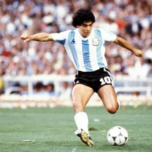 Maradona con la selección de Argentina. ,FIFA
