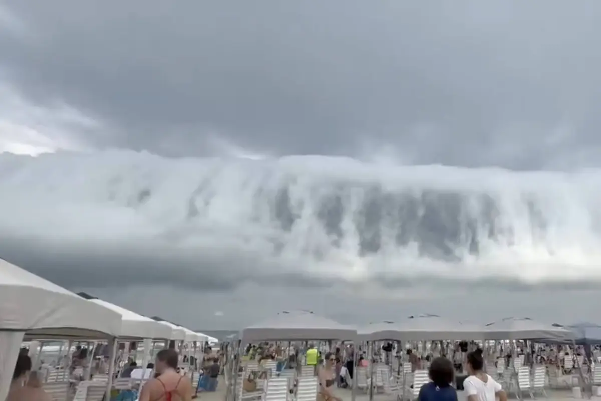 Impresionante fenómeno., Captura de pantalla video de X.