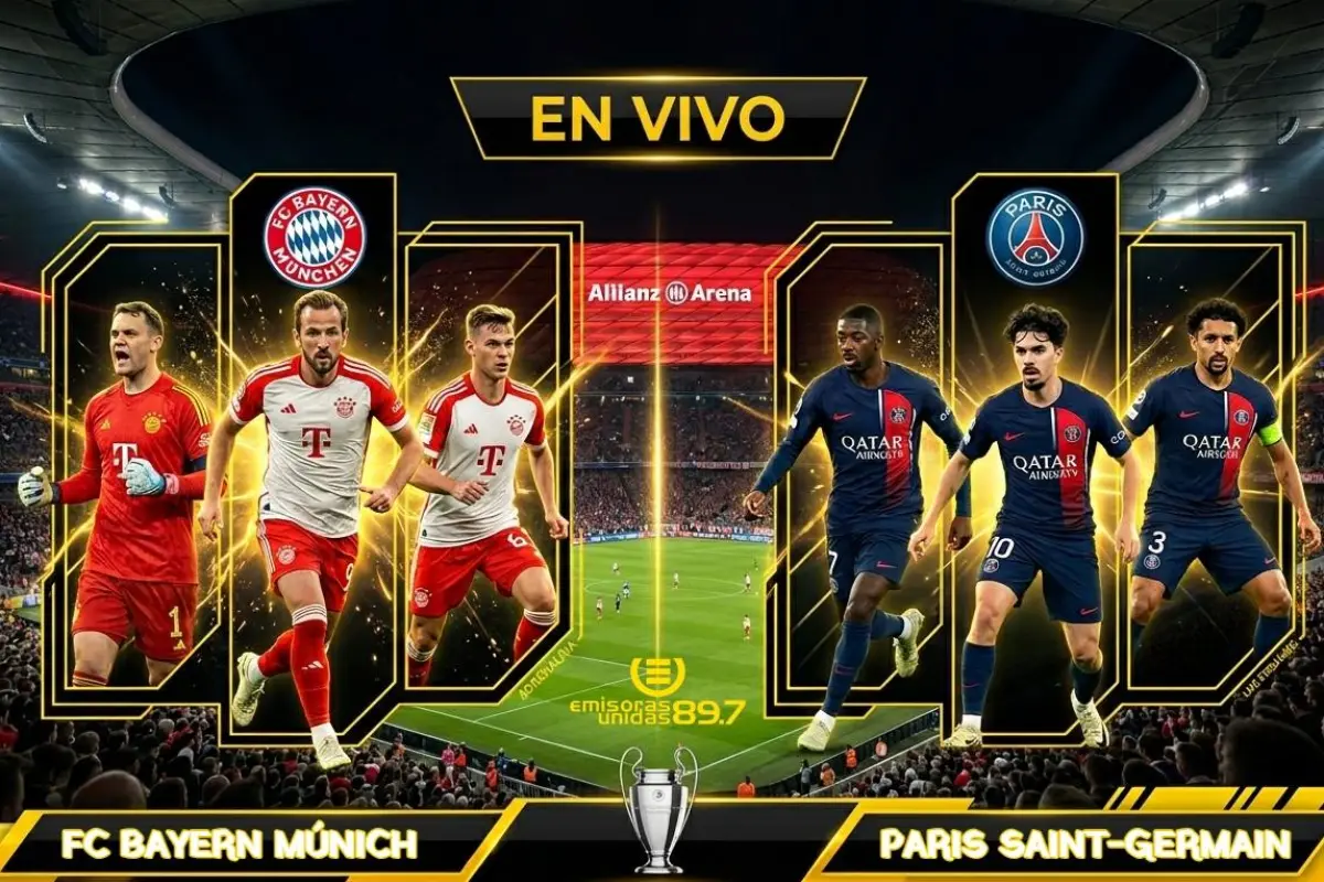 Bayern Múnich vs. PSG por la semifinal de vuelta de la Champions League - Emisoras Unidas
