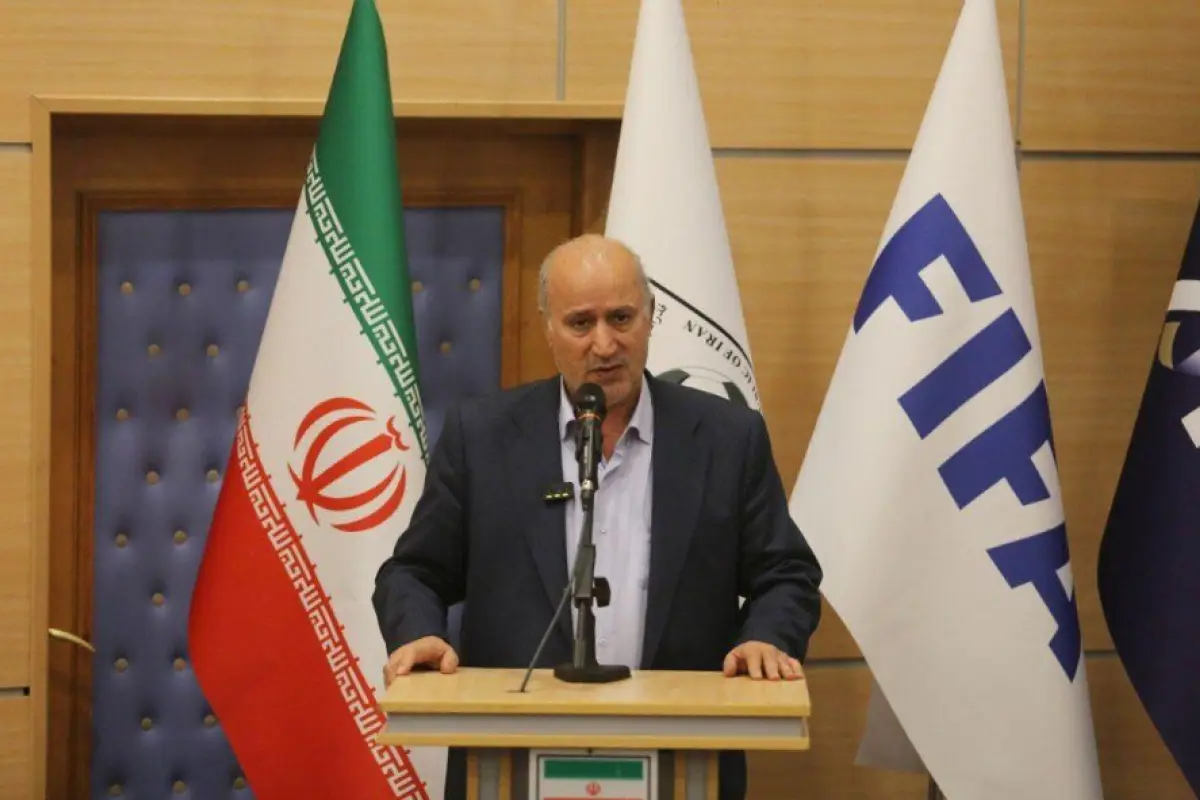 Mehdi Taj, presidente de la Federación de Futbol de Irán (FFI) 