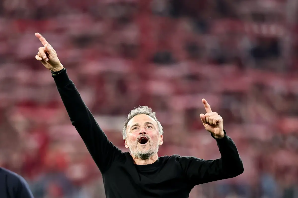 Luis Enrique, técnico del PSG 