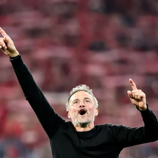 Luis Enrique, técnico del PSG 