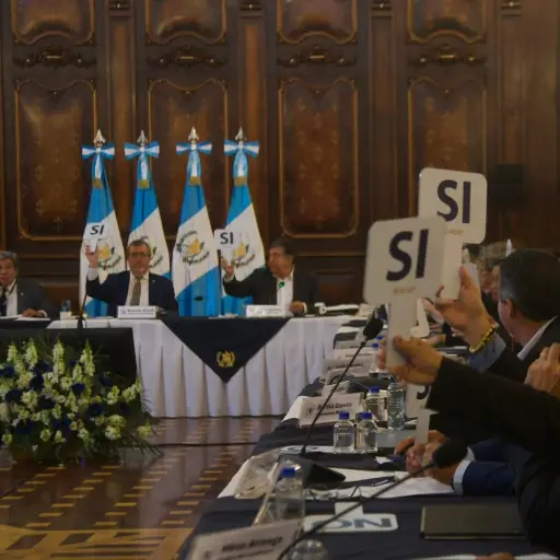 Reunión del Consejo Nacional de Desarrollo Urbano y Rural (Conadur), presidida por el mandatario Bernardo Arévalo, en el Palacio Nacional el 6 de mayo de 2026. ,Omar Solís/Emisoras Unidas
