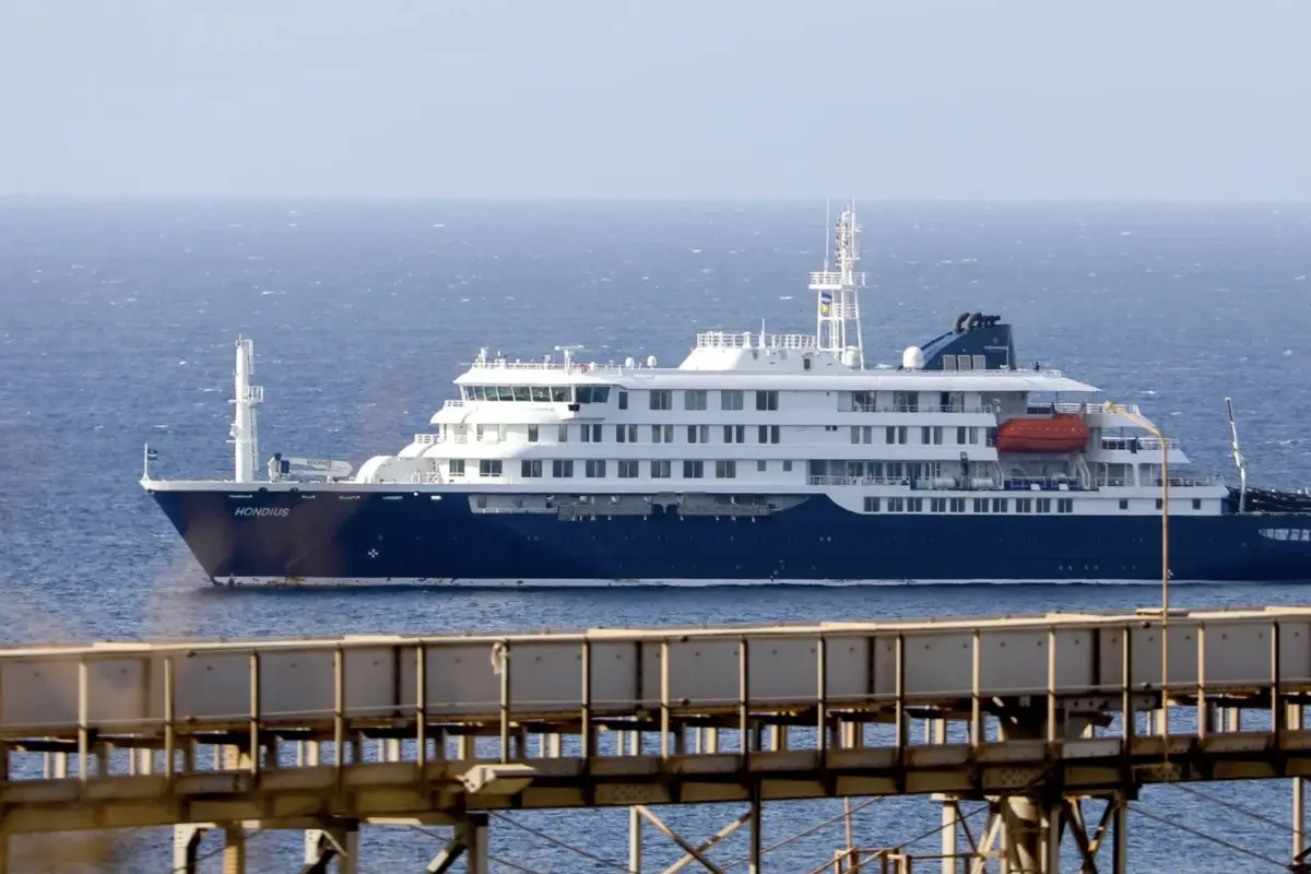 Crucero de lujo MV Hondius., EFE.
