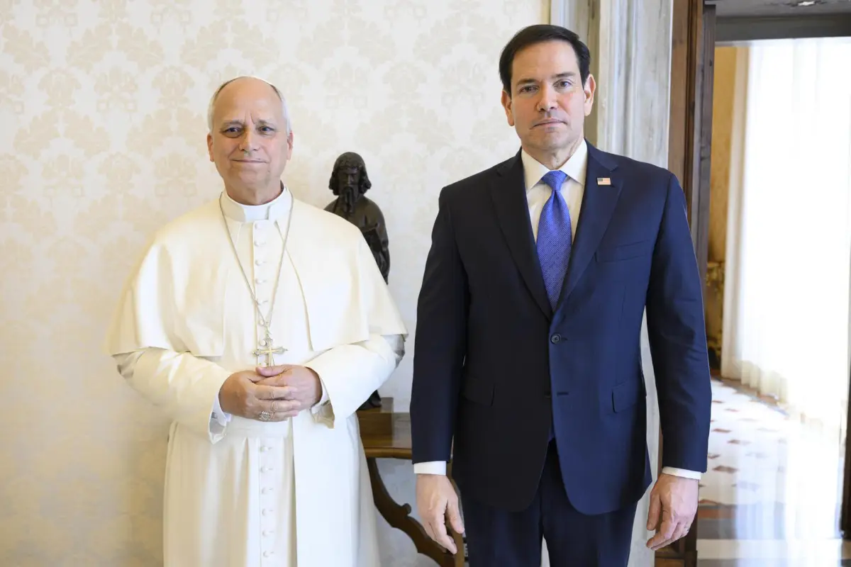 Papa León XIV y Marco Rubio se reúnen en El Vaticano, EFE
