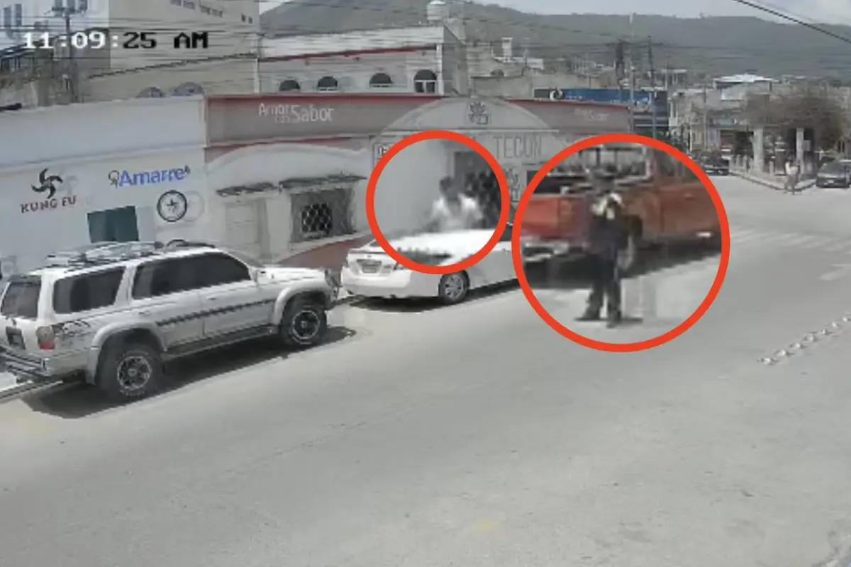 Video revela ataque a balazos contra agente de la PMT., Captura de pantalla video de Facebook.