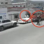 Difunden video del momento exacto en que atacan a balazos a agente de la PMT en Salamát
