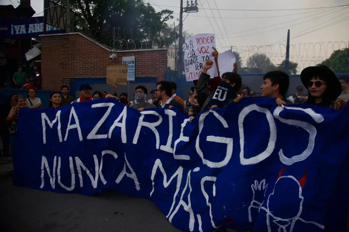 Estudiantes de la Universidad de San Carlos se pronunciaron tras conocer la resolución. , Foto Omar Solís