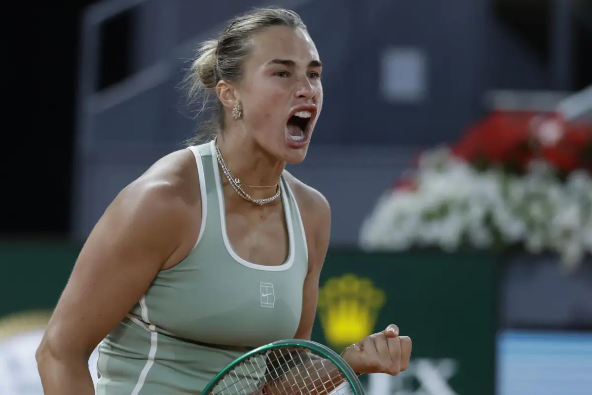 La tenista Aryna Sabalenka sugiere boicotear Roland Garros - EFE