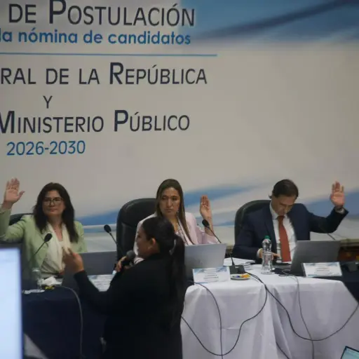 Reunión de la comisión de postulación para elección de fiscal general el martes, 5 de mayo de 2026. ,Omar Solís/Emisoras Unidas