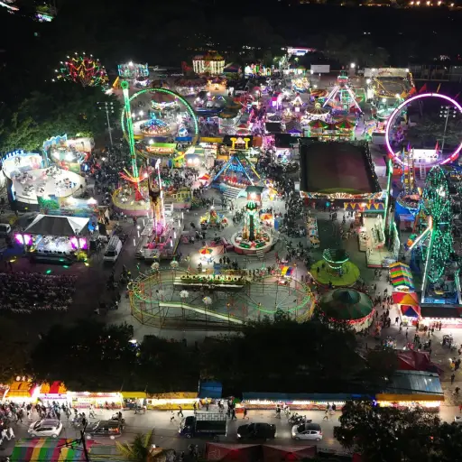El campo de la Feria de Amatitlán luce sus mejores galas. ,Municipalidad de Amatitlán.