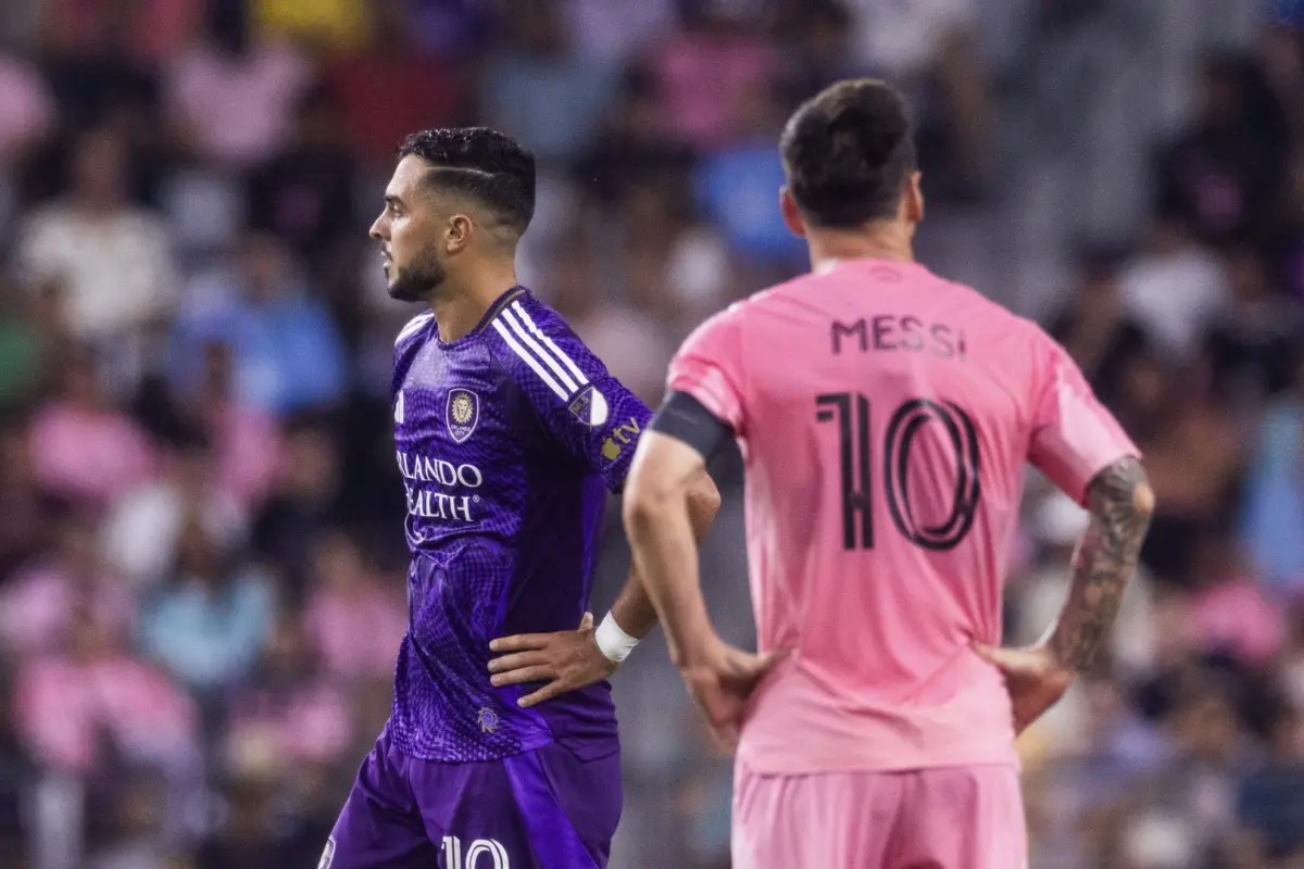 Martín Ojeda y Leo Messi en el Inter Miami vs. Orlando City - Orlando City