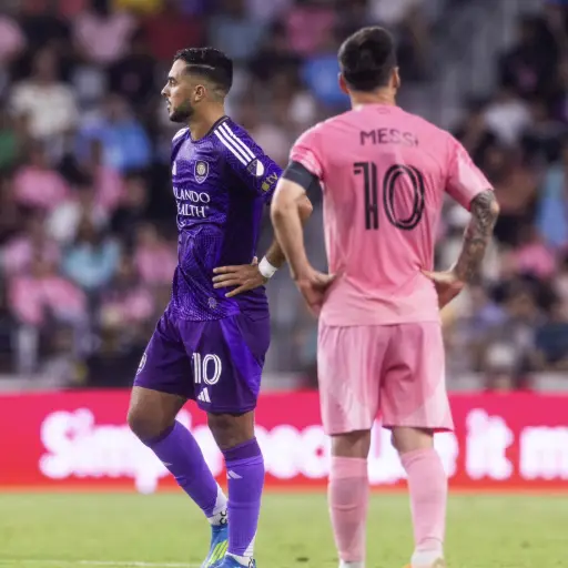 Martín Ojeda y Leo Messi en el Inter Miami vs. Orlando City - Orlando City